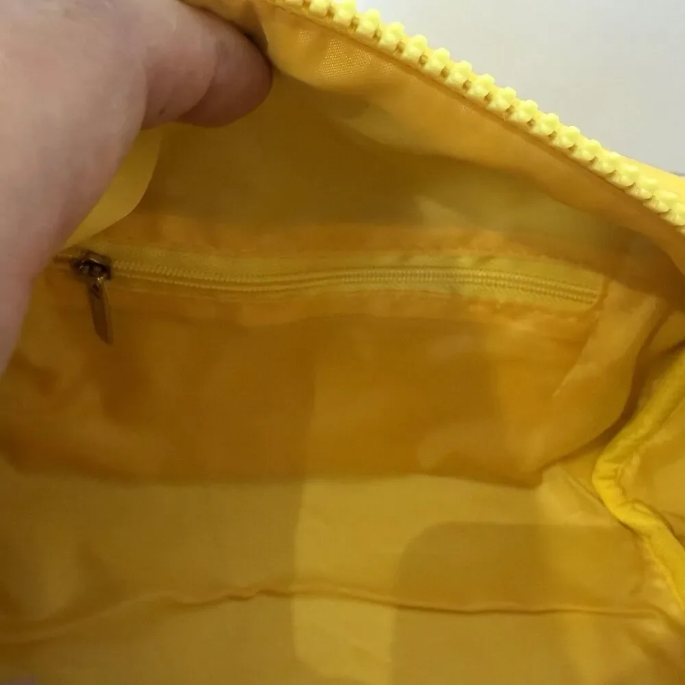 Jeffree Star Cosmetics Yellow Makeup Bag Discontinued Rare Travel Cosmetic Bag